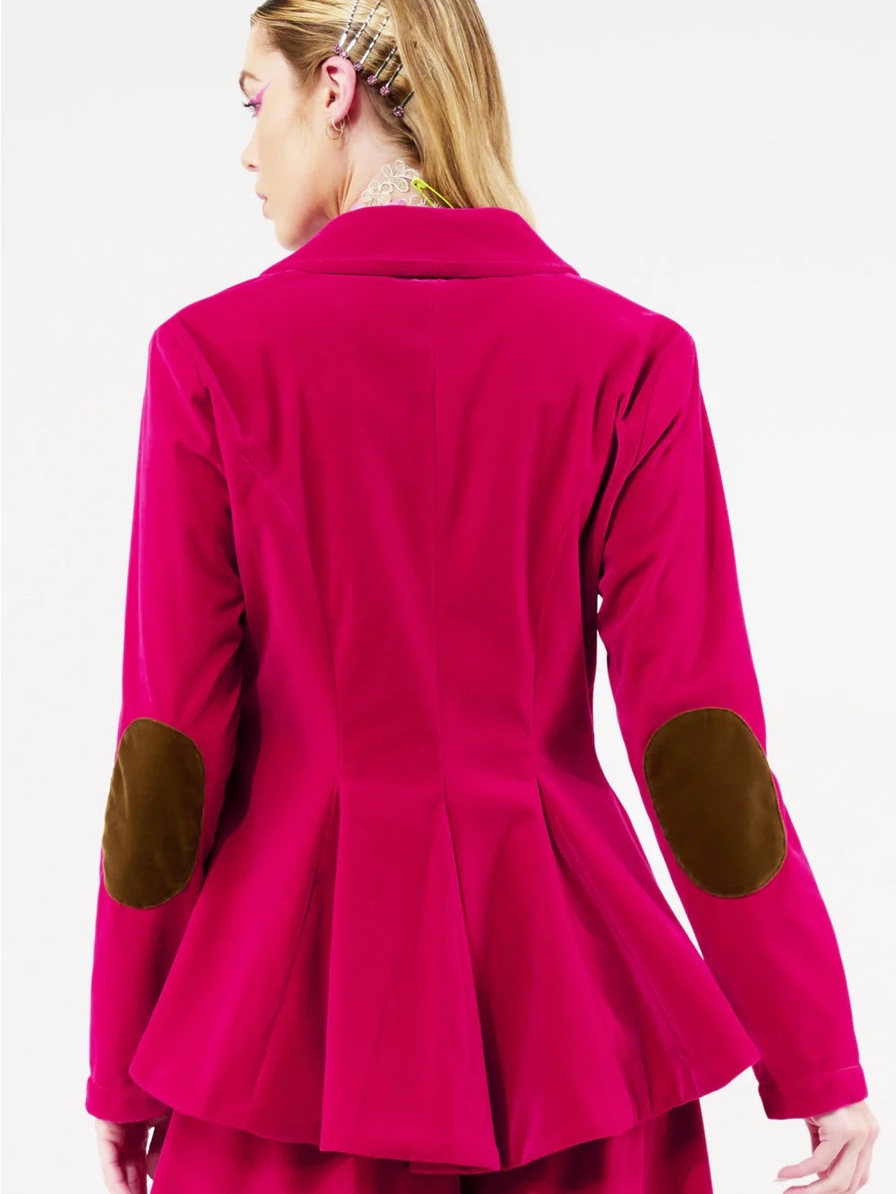 ARATTA JOVIE BLAZER - Pink Velvet - Medium- NWT - Picture 6 of 6